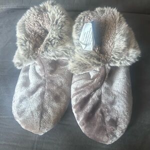 Plush Faux Fur Lined Slippers for Women